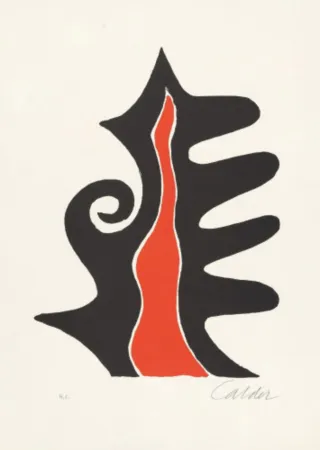 Lithographie Calder - Untitled (Derriere le Miroir #201), c.