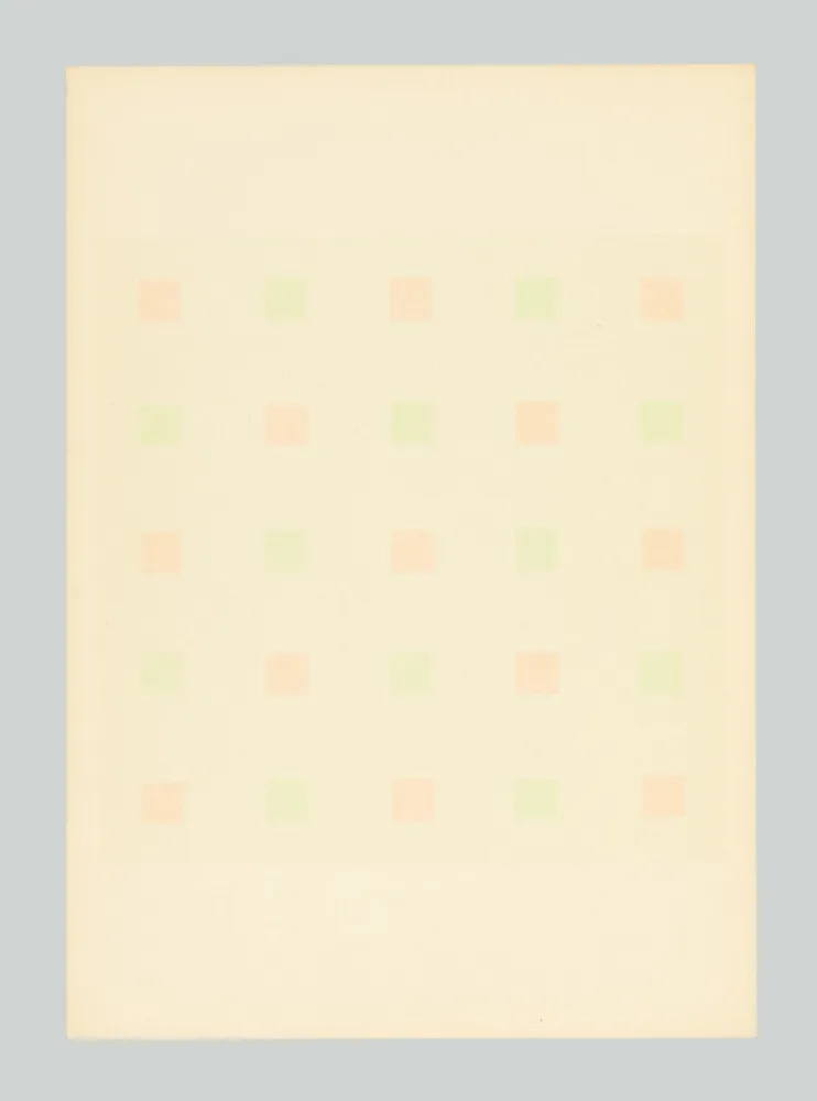 Siebdruck Calderara - Composizione