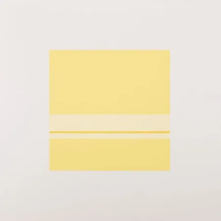 Siebdruck Calderara - Giallo