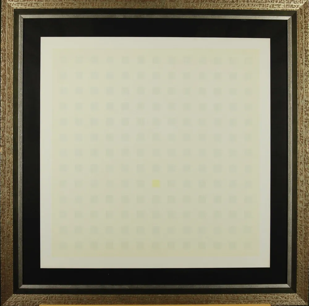 Siebdruck Calderara - Green Squares