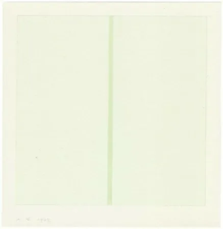 Siebdruck Calderara - Lens Fine Art - Tav. 1