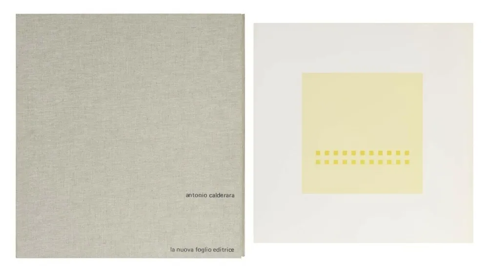 Siebdruck Calderara - Luce spazio immagine (Cartella di 8 serigrafie)