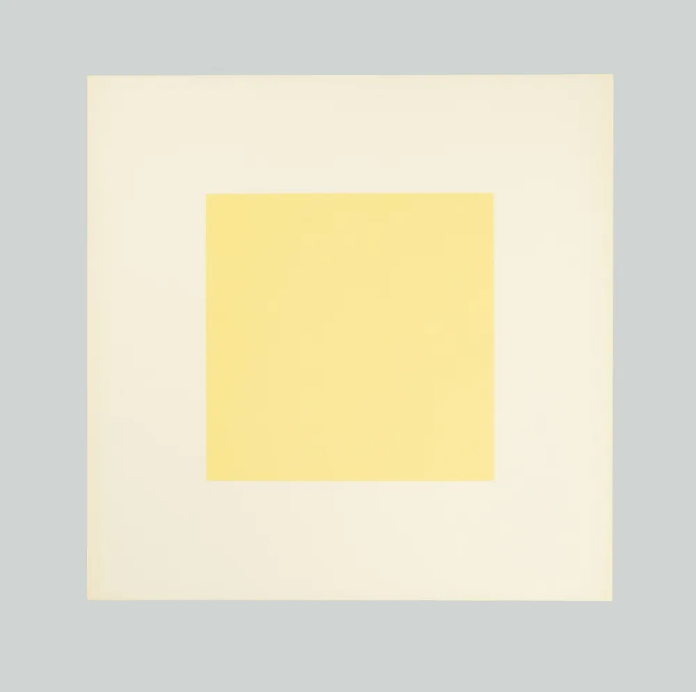 Siebdruck Calderara - Luce spazio immagine (Tav. 1)