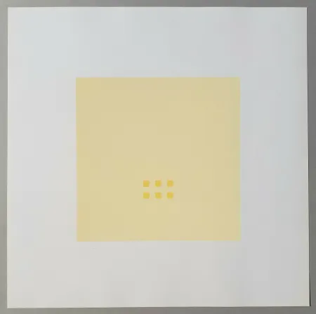 Siebdruck Calderara - Luce spazio immagine (Tav. 3)