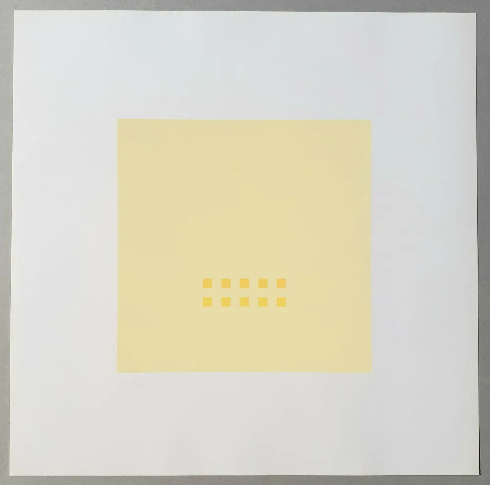 Siebdruck Calderara - Luce spazio immagine (Tav. 4)