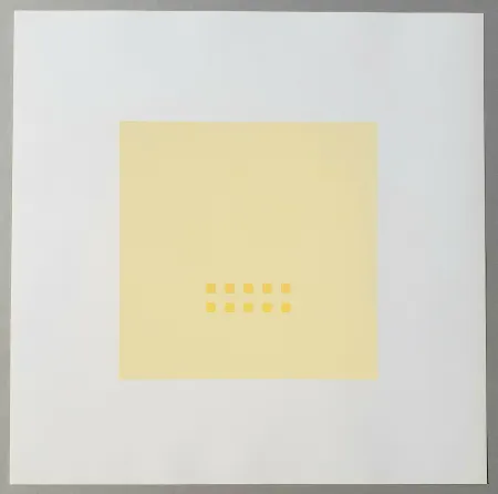 Siebdruck Calderara - Luce spazio immagine (Tav. 4)