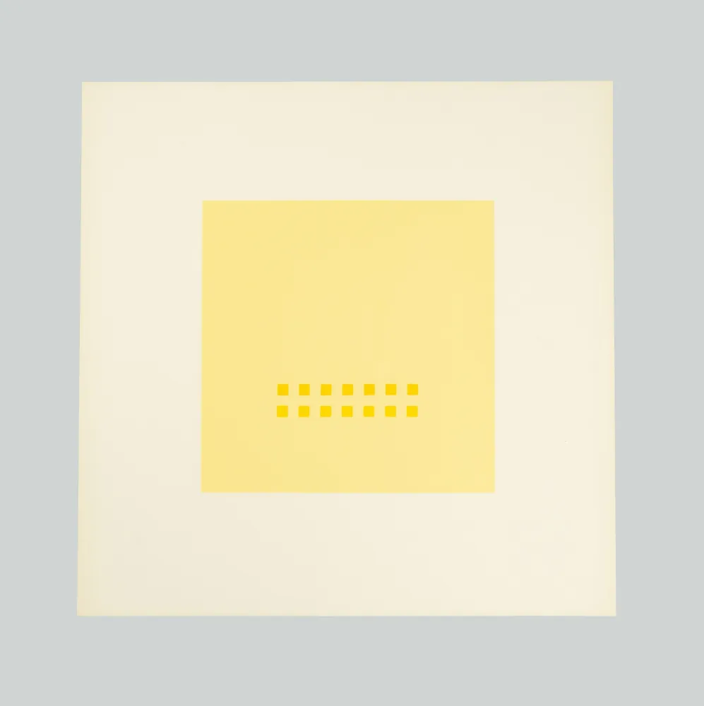 Siebdruck Calderara - Luce spazio immagine (Tav. 6)