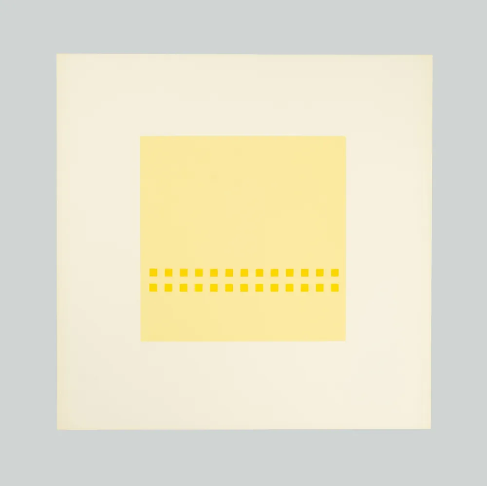 Siebdruck Calderara - Luce spazio immagine (Tav. 8)