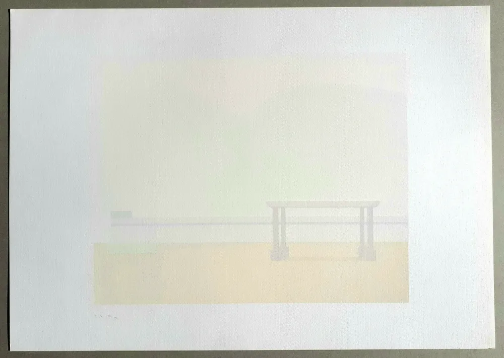 Siebdruck Calderara - Paesaggio