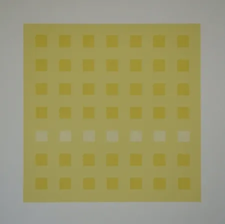 Siebdruck Calderara - Yellow Squares
