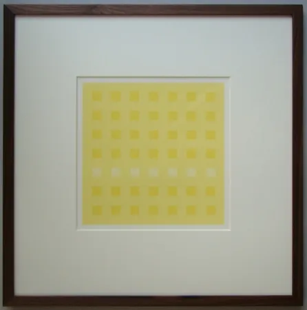 Siebdruck Calderara - Yellow Squares
