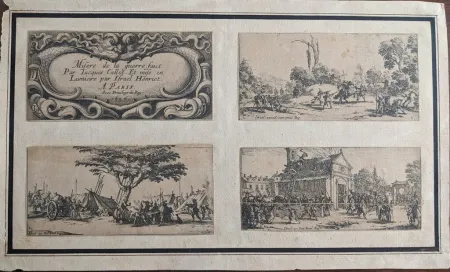 Radierung Callot - Les petites misères de la guerre