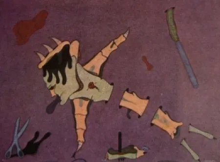 Lithographie Camacho  - Cenizas 6