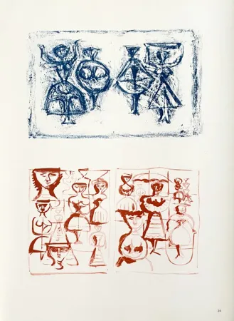 Lithographie Campigli (After) - Ballerine