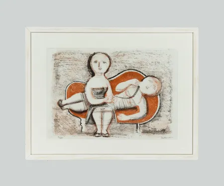 Lithographie Campigli - Senza titolo