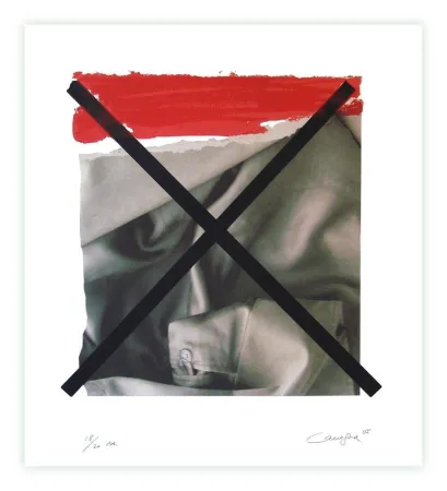 Siebdruck Canogar - Don Quijote y los molinos