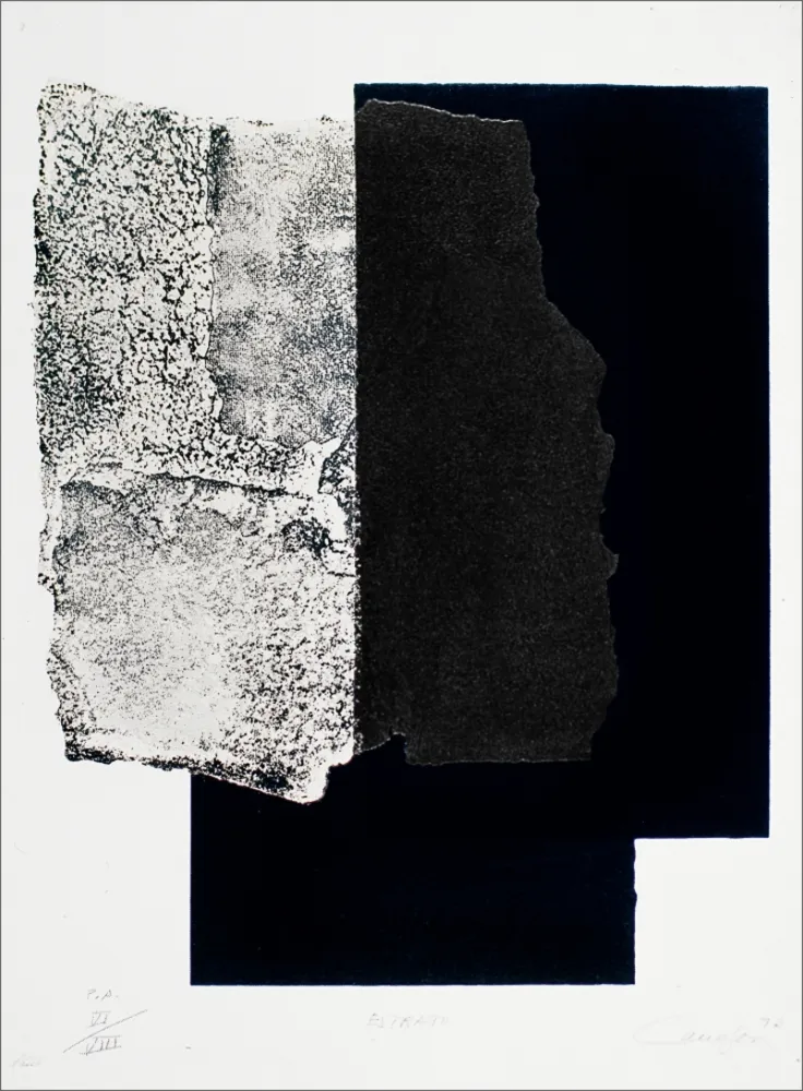 Siebdruck Canogar - Estrato