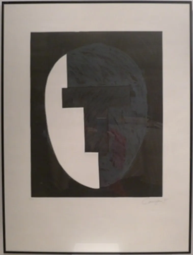 Aquatinta Canogar - Homenaje a Julio González