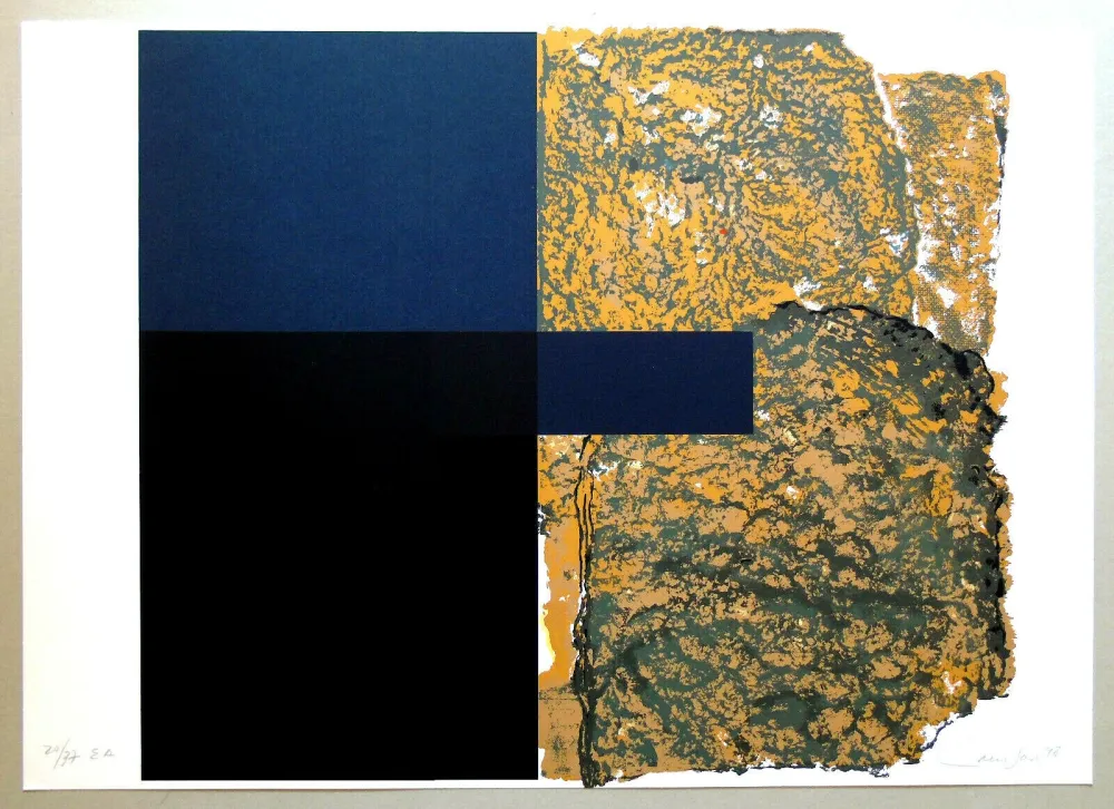 Siebdruck Canogar - Hommage à Federico Garcia Lorca