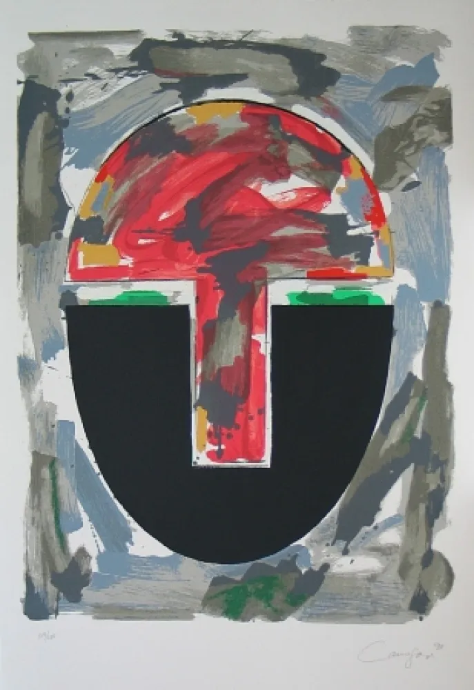 Siebdruck Canogar - Olympic Centennial