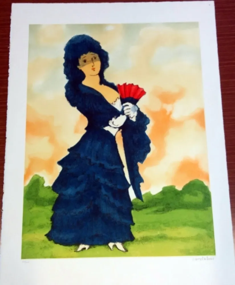 Radierung Cantatore - La spagnola