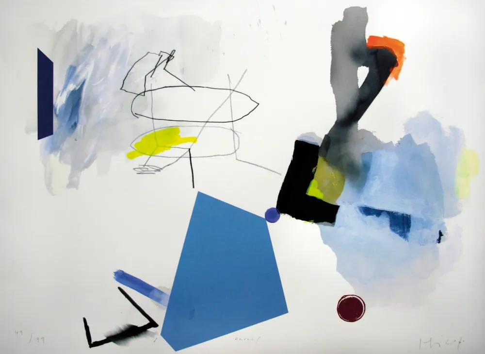 Siebdruck Capa - Azules