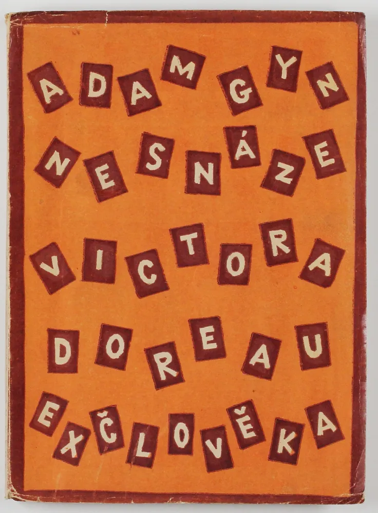 Linolschnitt Capek - Nesnáze Victora Doreau Exčlověka