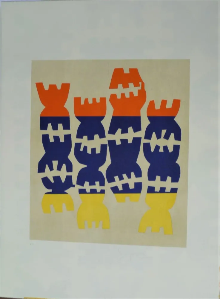 Lithographie Capogrossi - Quarzo 5