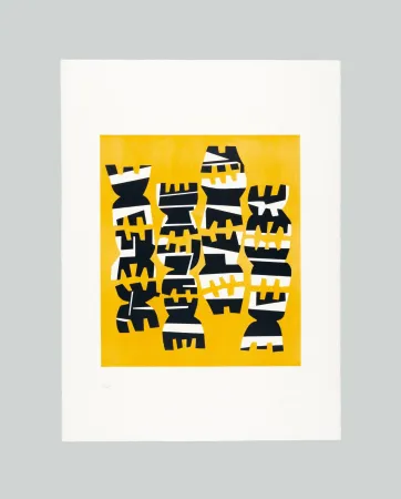 Lithographie Capogrossi - Quarzo 8