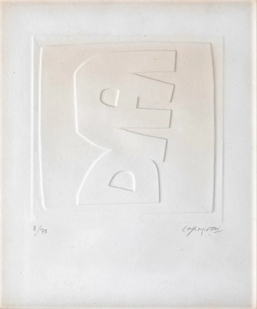 Hochdruck Capogrossi - Rilievo bianco