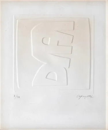 Hochdruck Capogrossi - Rilievo bianco