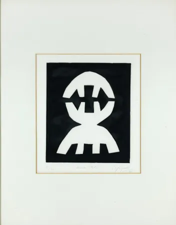 Aquatinta Capogrossi - Senza titolo