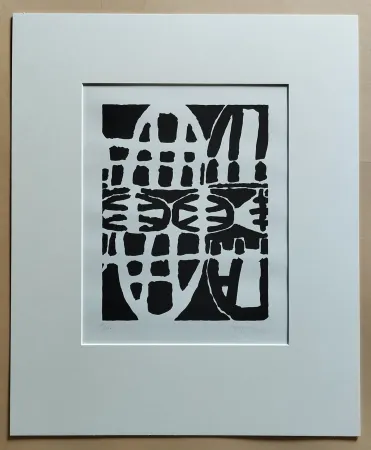 Lithographie Capogrossi - Senza titolo