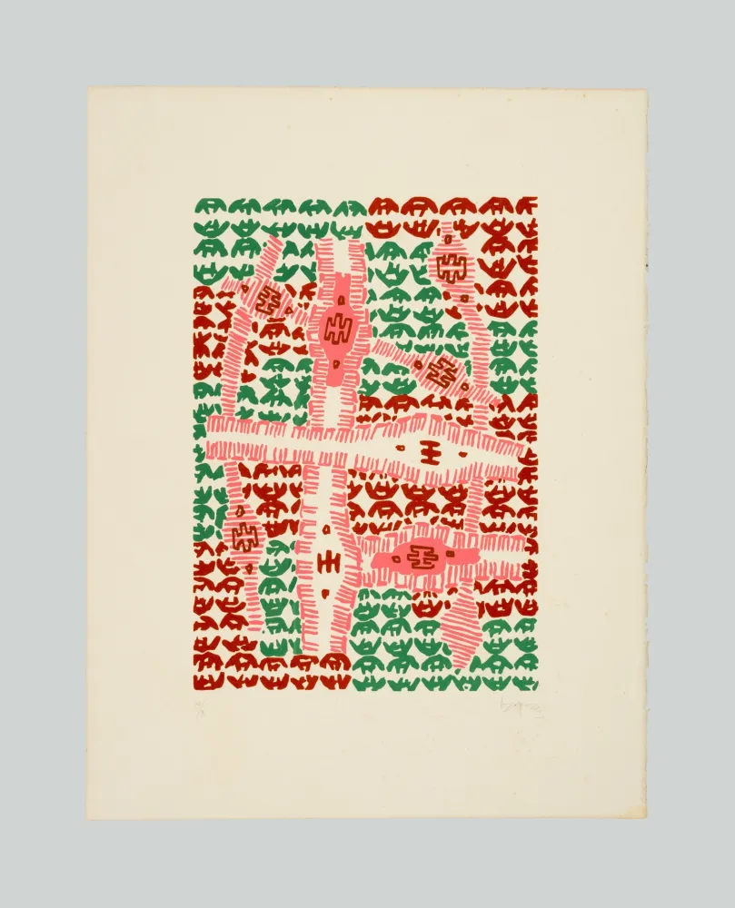 Lithographie Capogrossi - Superficie