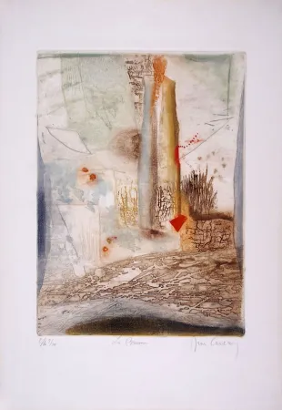 Radierung Und Aquatinta Carcan - La brume