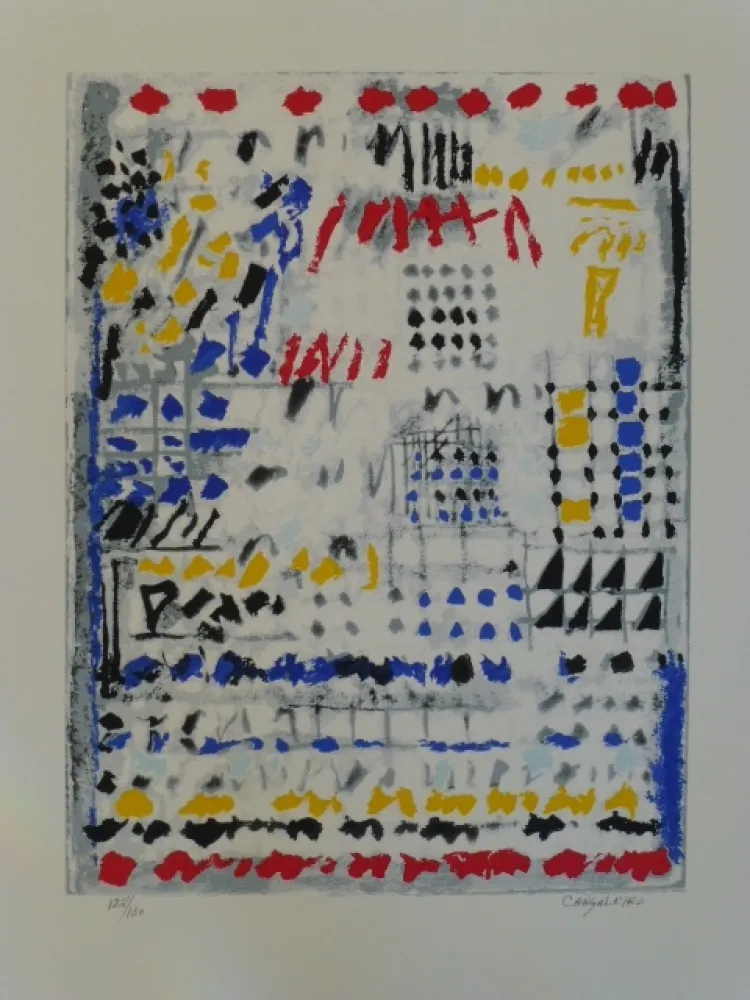 Siebdruck Cargaleiro - Sans titre 