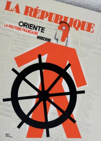 Lithographie Carlu - La République, 1928