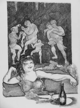 Radierung Carrera - L'attesa n.1