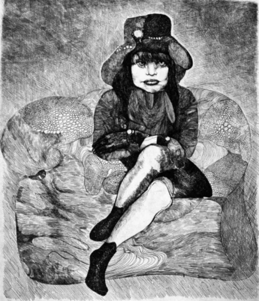 Radierung Carrera - Rossana