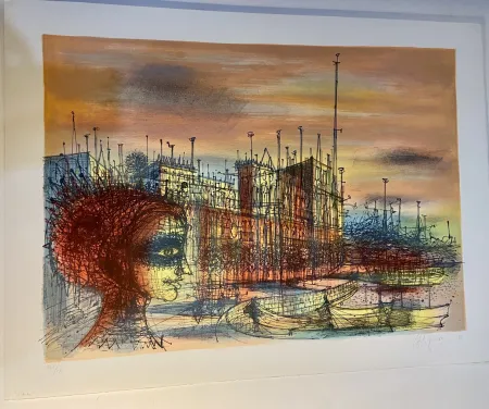 Lithographie Carzou - Notre Dame de Paris