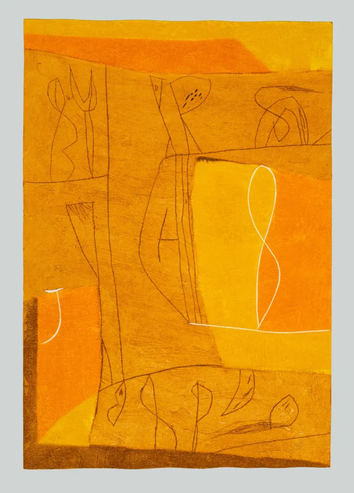 Radierung Und Aquatinta Cascella - Composizione