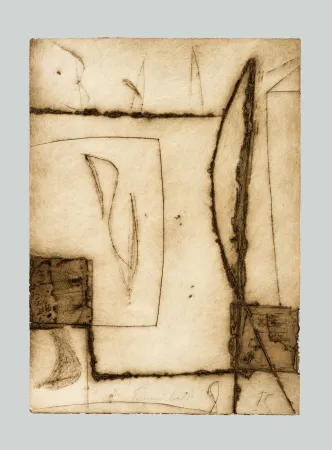 Radierung Und Aquatinta Cascella - Composizione