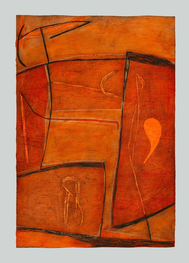 Radierung Und Aquatinta Cascella - Composizione