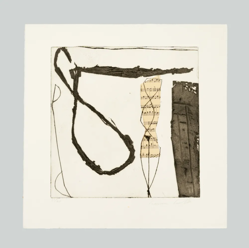 Radierung Und Aquatinta Cascella - Composizione