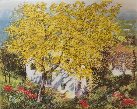 Radierung Cascella - Natura