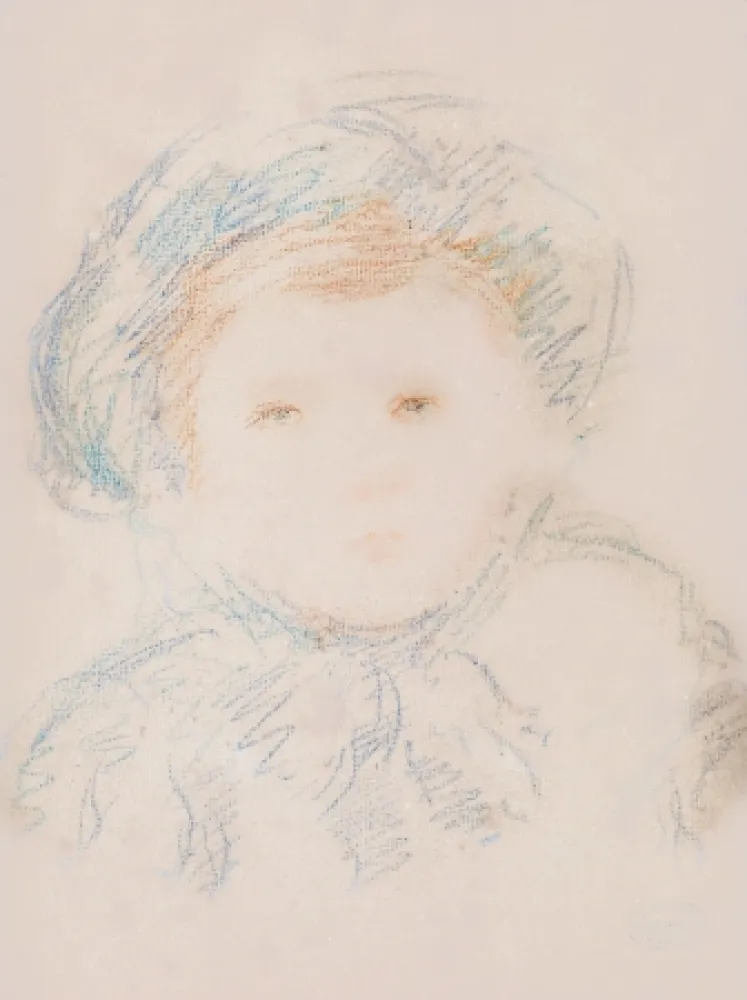 Keine Technische Cassatt - Child in a Bonnet