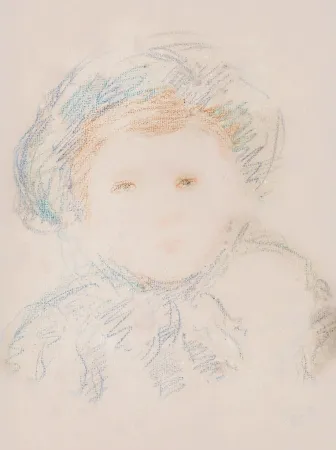 Keine Technische Cassatt - Child in a Bonnet