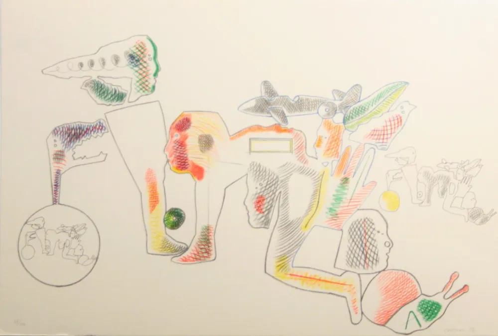 Lithographie Castillo - Carpeta 12 Aniversari Galeria Joan Prats