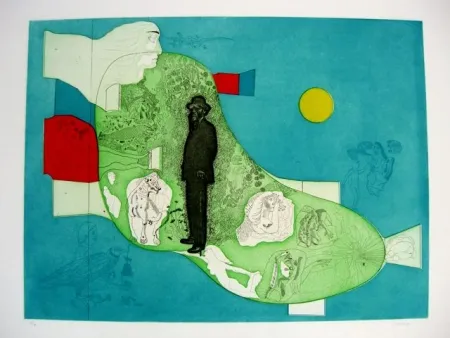 Radierung Castillo - DON RAMÓN