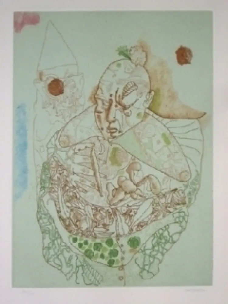 Radierung Und Aquatinta Castillo - El Circo, Vol 2.1